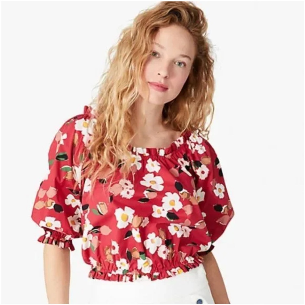 Kate Spade Botanical Garden Aperitif Crop Top